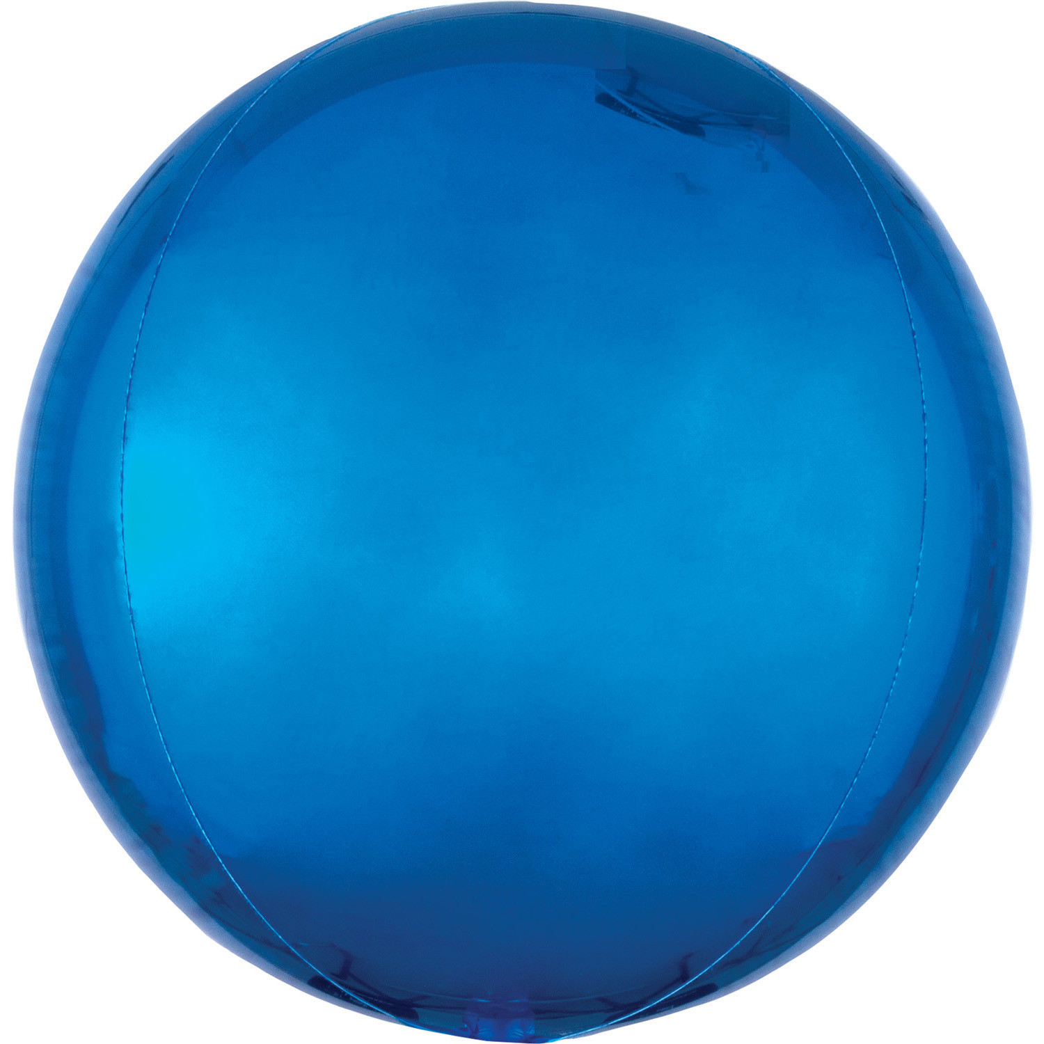 Balon foliowy Orbz - Kula niebieska / 38x40 cm