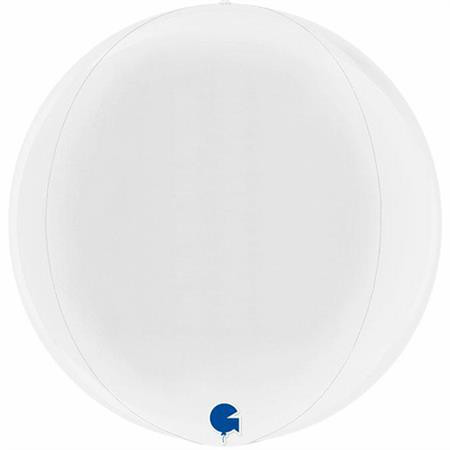 Balon Globe 15" transparentny / 38 cm