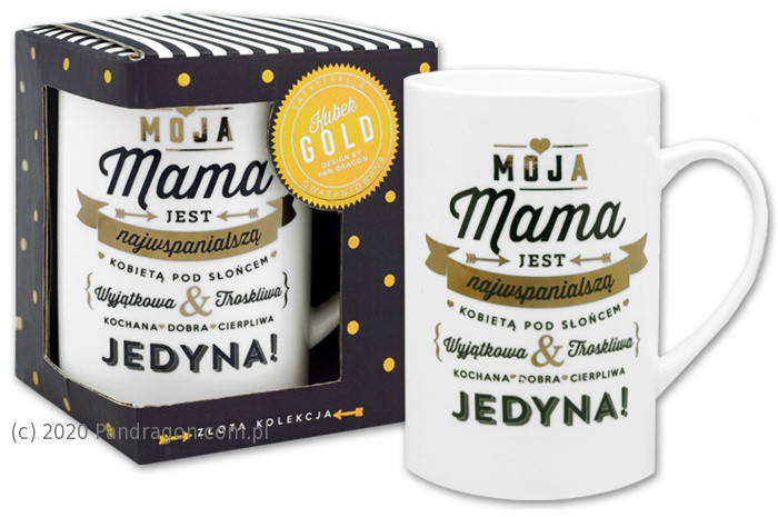 Kubek "Moja Mama" / Gold