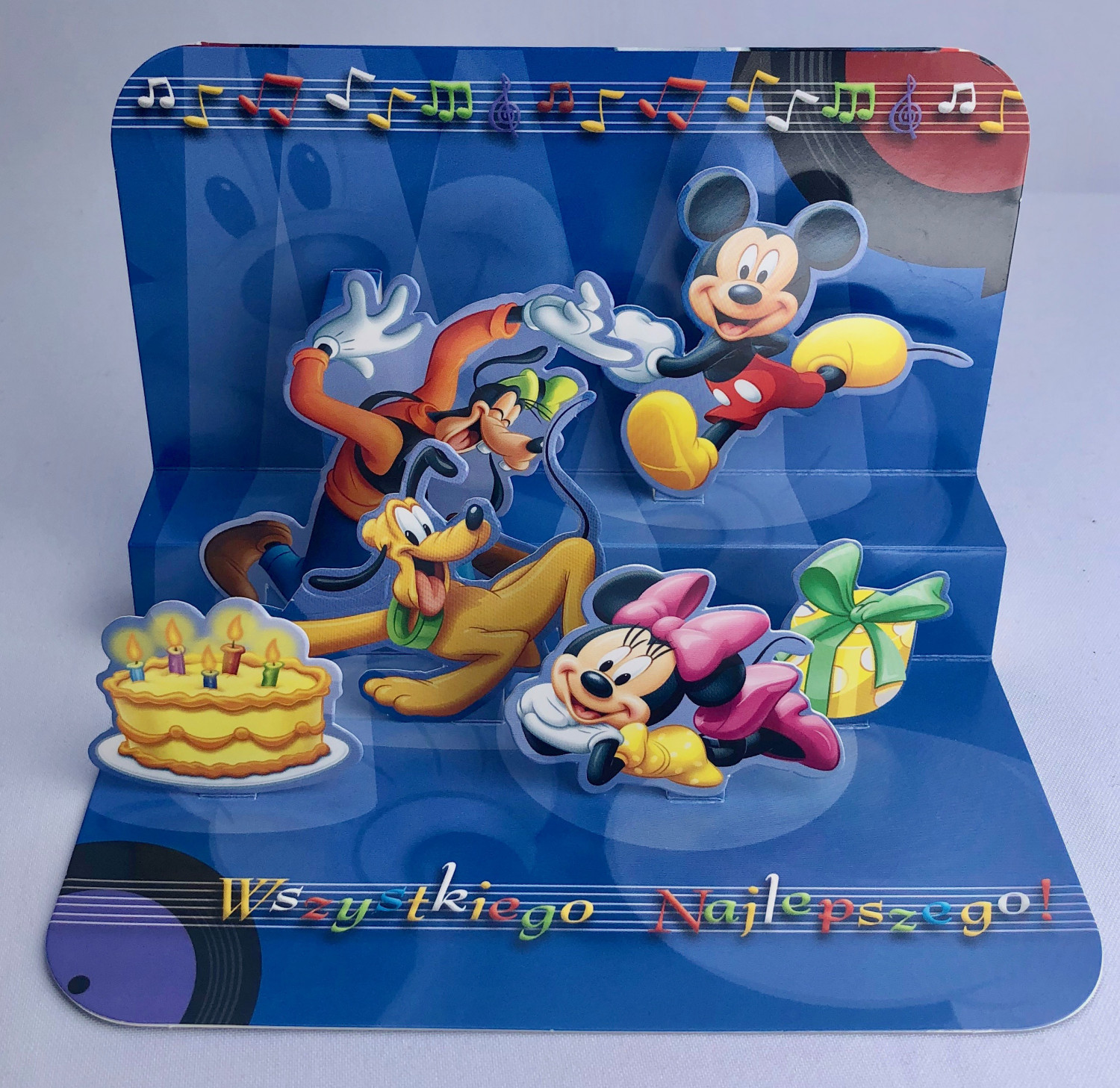 Karnet 3D Myszka Mickey