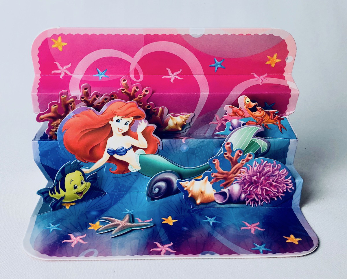 Karnet 3D "Mała Syrenka Ariel"