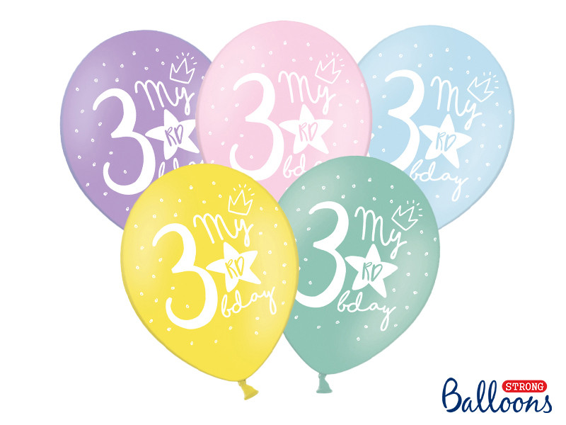 Balony na 3 urodziny / SB14P-263-000