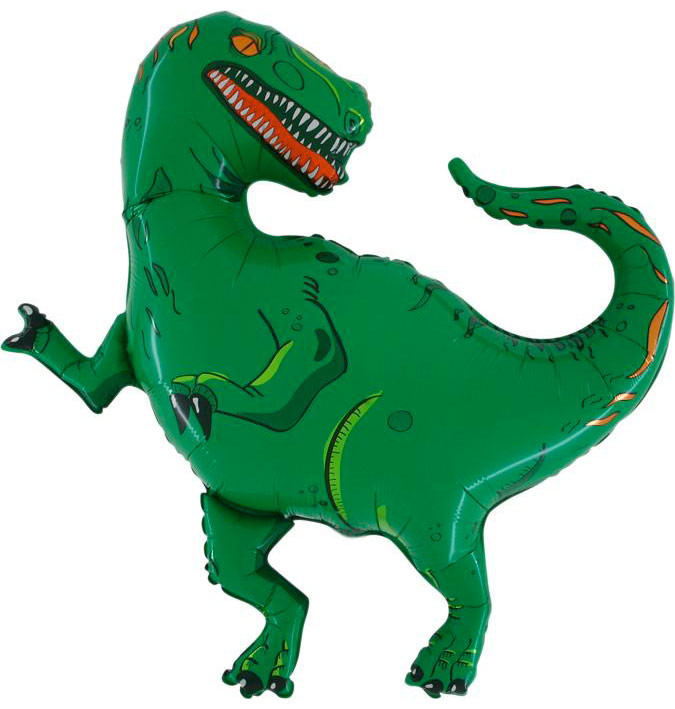 Balon foliowy 36" "Dinozaur" zielony (niezapakowany)