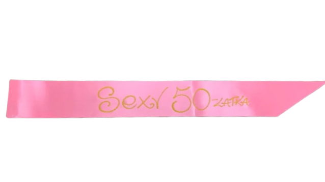 Szarfa na 50 "Sexy 50-latka"
