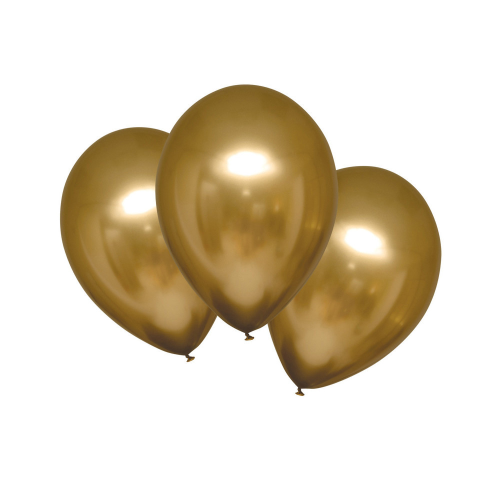 Balony lateksowe Satin Luxe Gold (złote), 50 szt / 11"