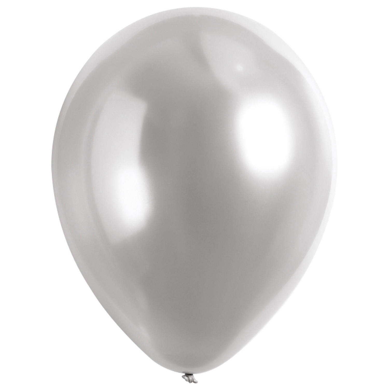 Balony lateksowe Satin Luxe Platinum ( srebrne ), 50 szt / 11"