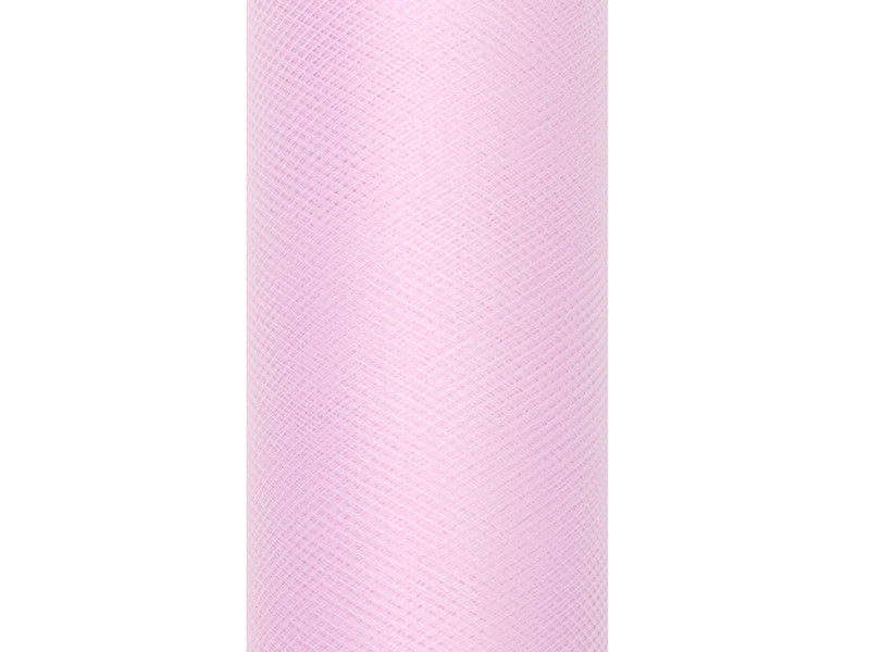 Tiul gładki, jasny róż / 0,8 x 9m