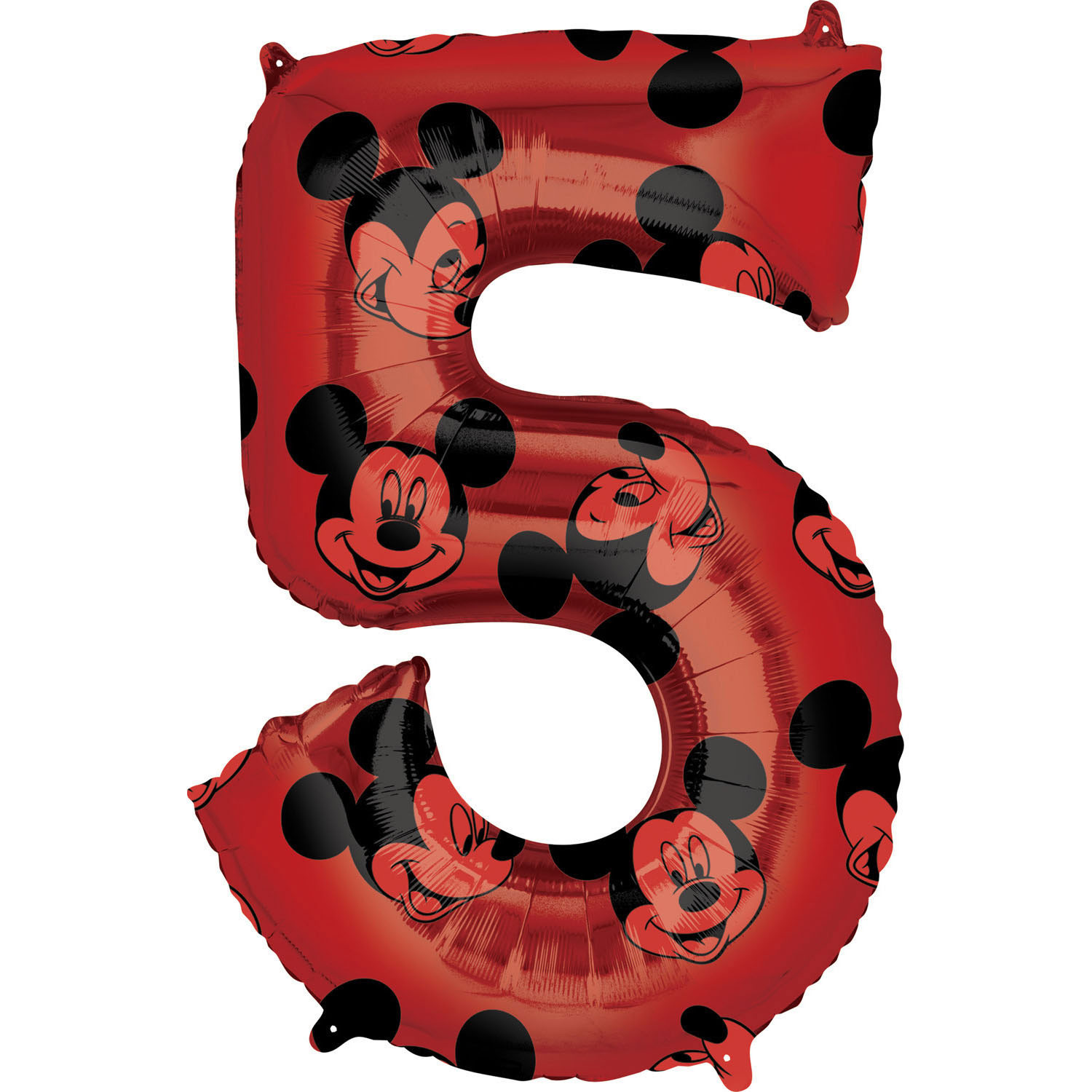 Balon foliowy cyferka "5" z Myszką Mickey / 66 cm