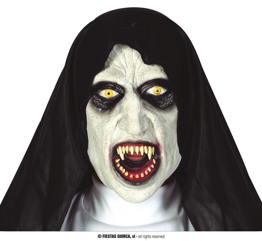 Maska na Halloween "Demoniczna Zakonnica"