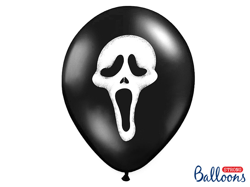 Balony na Halloween z duchem "Krzyk" / SB14P-121-010-6