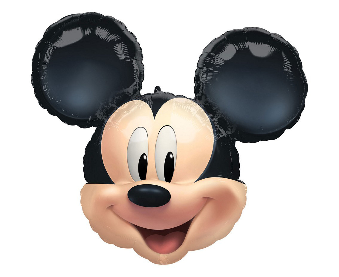 Balon foliowy głowa "Myszka Mickey" / 63x55 cm