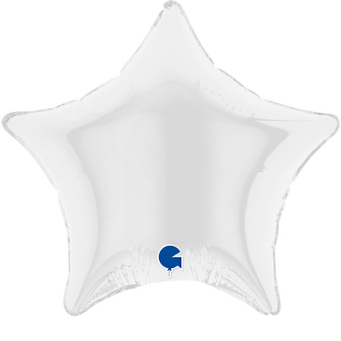Balon foliowy mini "Gwiazdka" biała