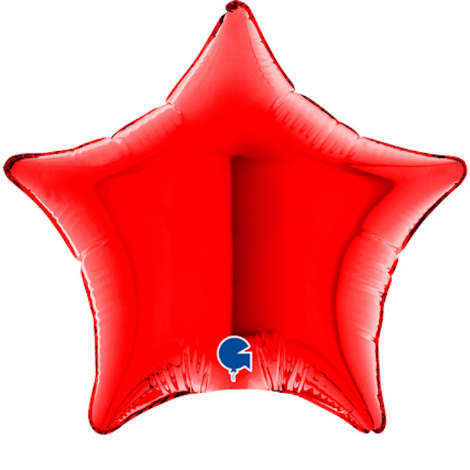 Balon foliowy mini "Gwiazdka" czerwona
