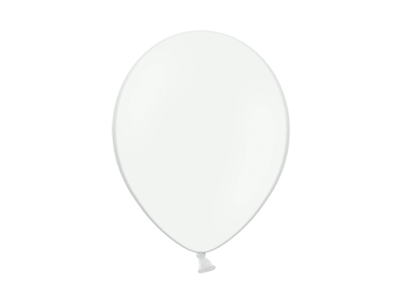 Balony lateksowe Belbal 10", Pastel  White / 100 szt