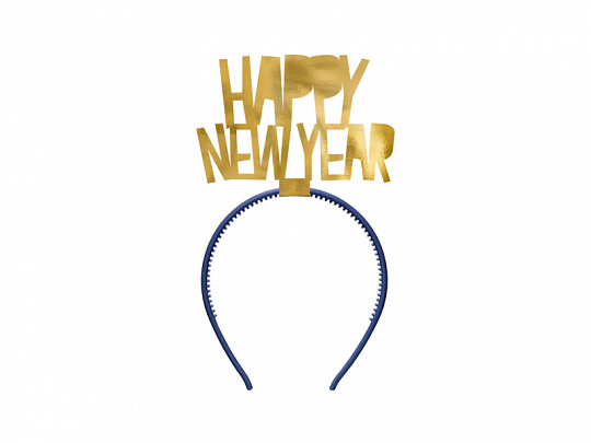 Opaska sylwestrowa "Happy New Year"/ OPP34-019M