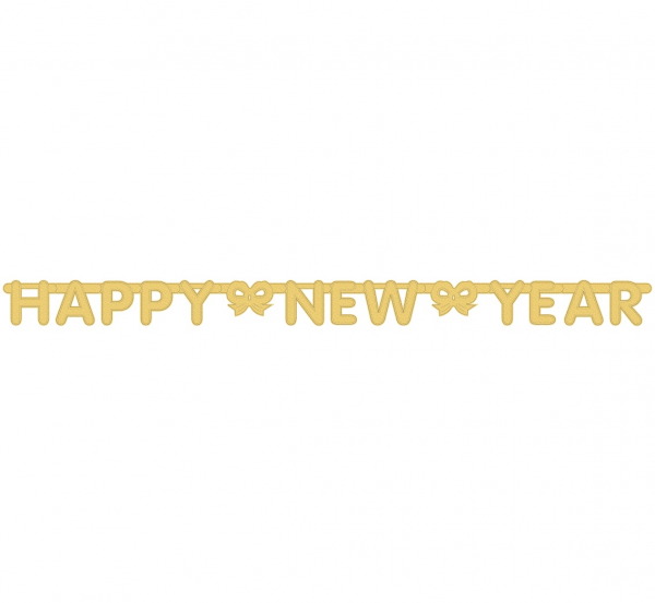 Dekoracja na Sylwestra - girlanda "Happy New Year" / PF-GBNYZ