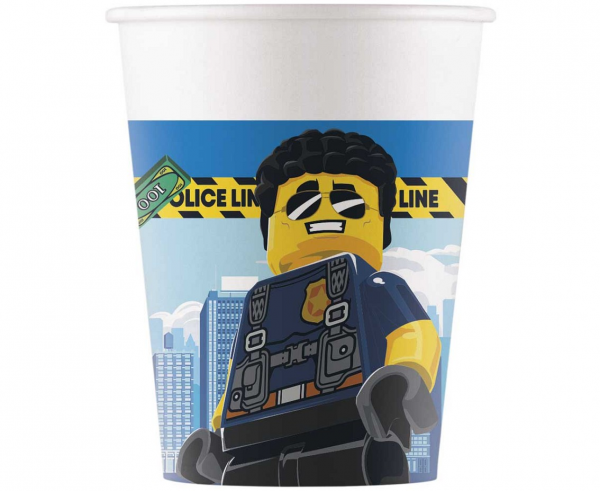 Kubeczki papierowe "Lego City" / 200 ml / 922477