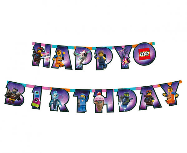 Girlanda Lego Movie 2 "Happy Birthday"