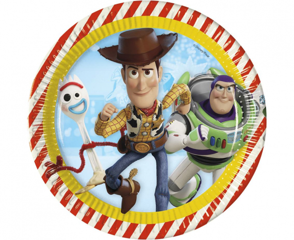 Talerzyki papierowe "Toy Story 4" / 23 cm / 908709