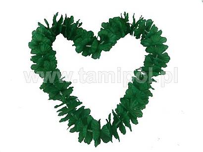 Naszyjnik hawajski - zielone liście