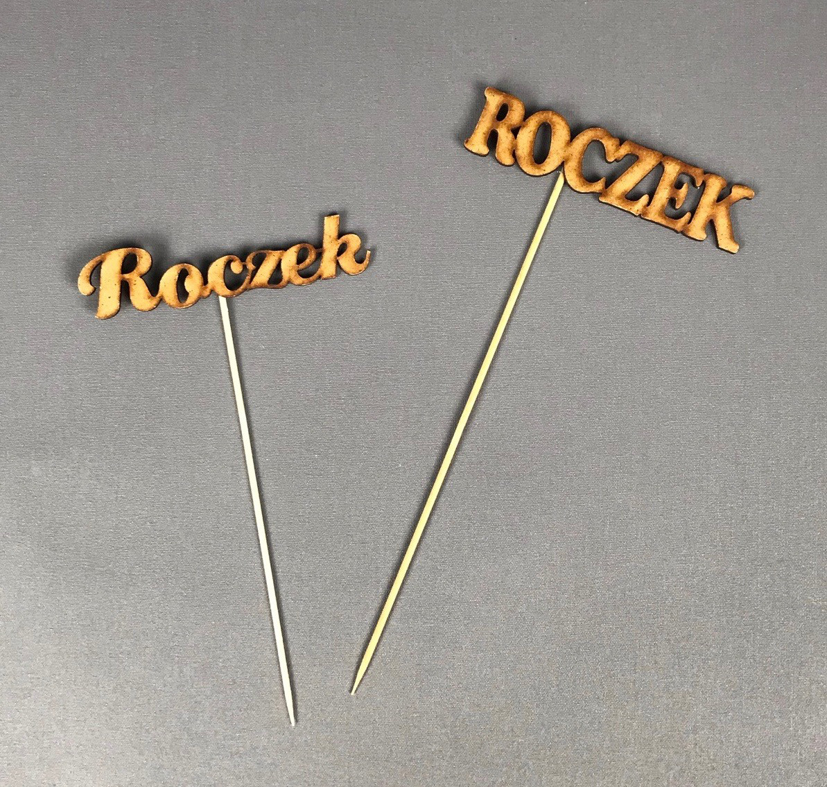 Napis drewniany "Roczek"