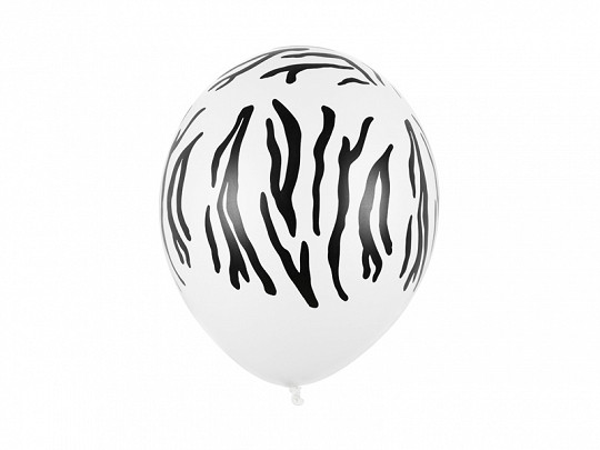 Balony lateksowe Zebra
