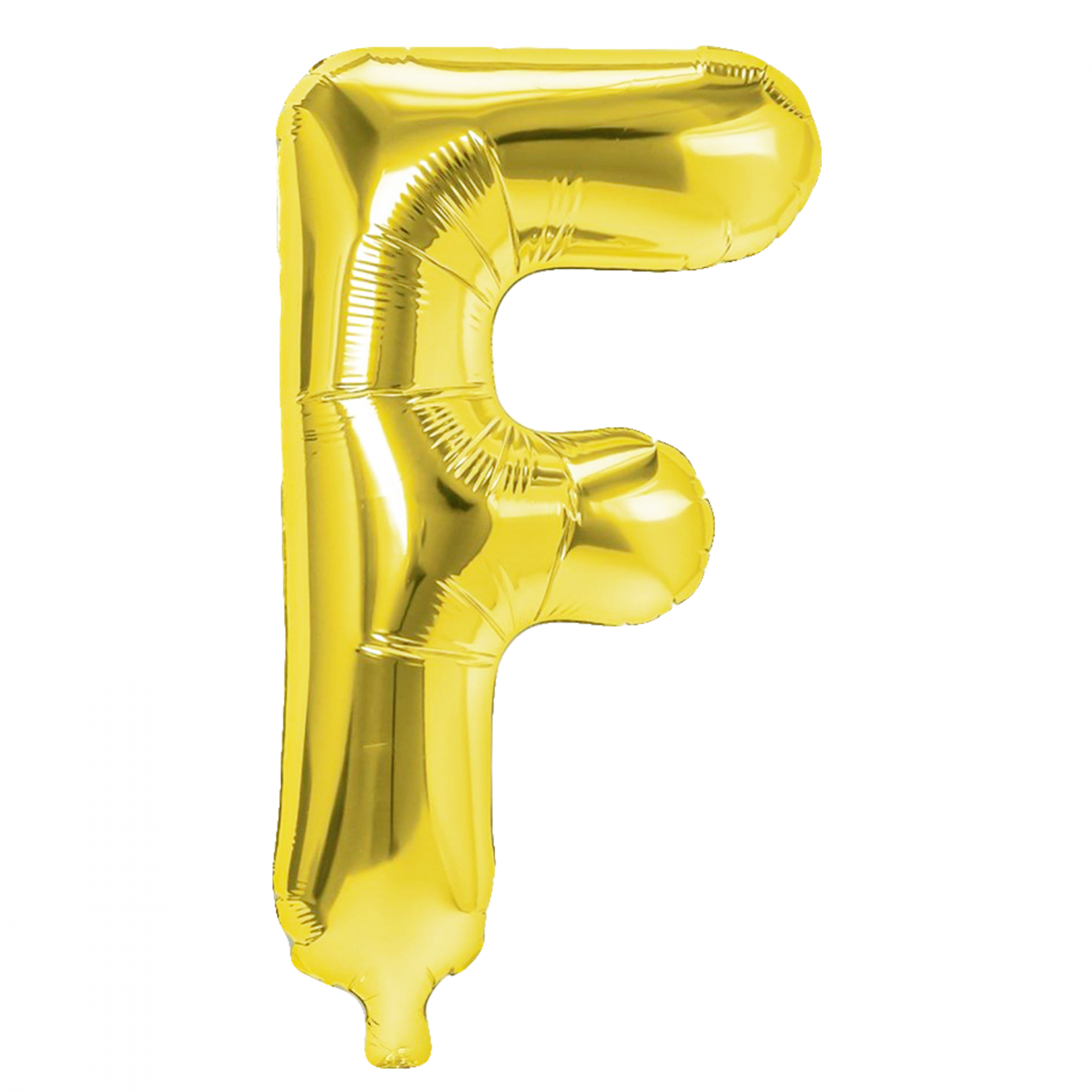 Balon foliowy złota litera F / 40 cm