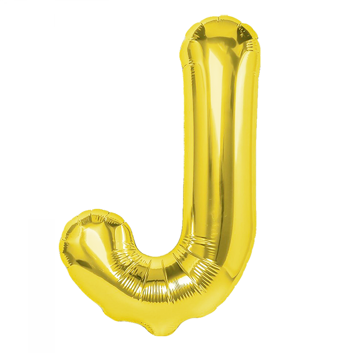 Balon foliowy złota litera J / 40 cm