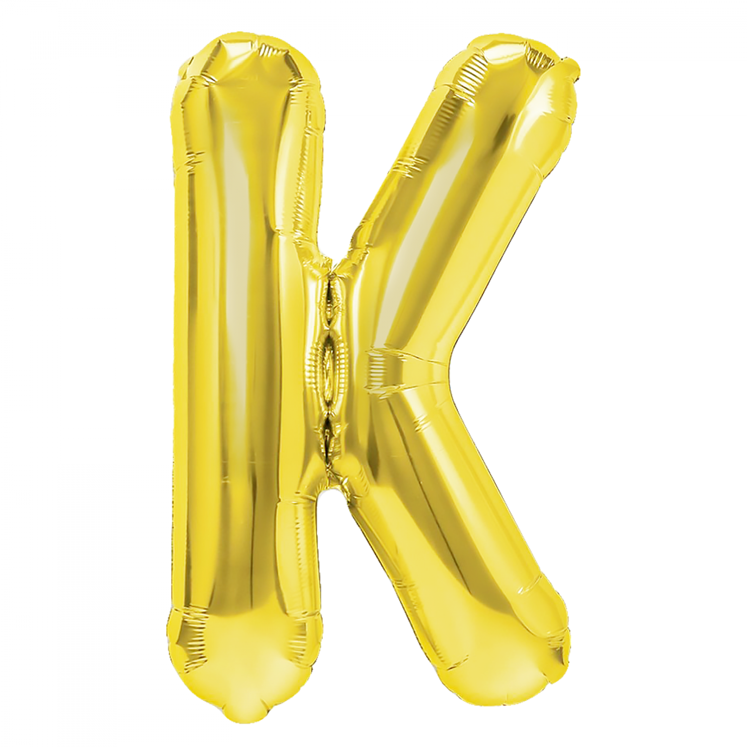 Balon foliowy złota litera K / 40 cm