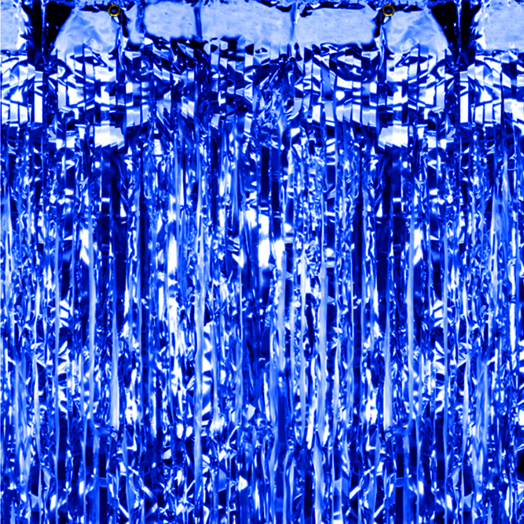 Kurtyna imprezowa niebieska / 100x250 cm