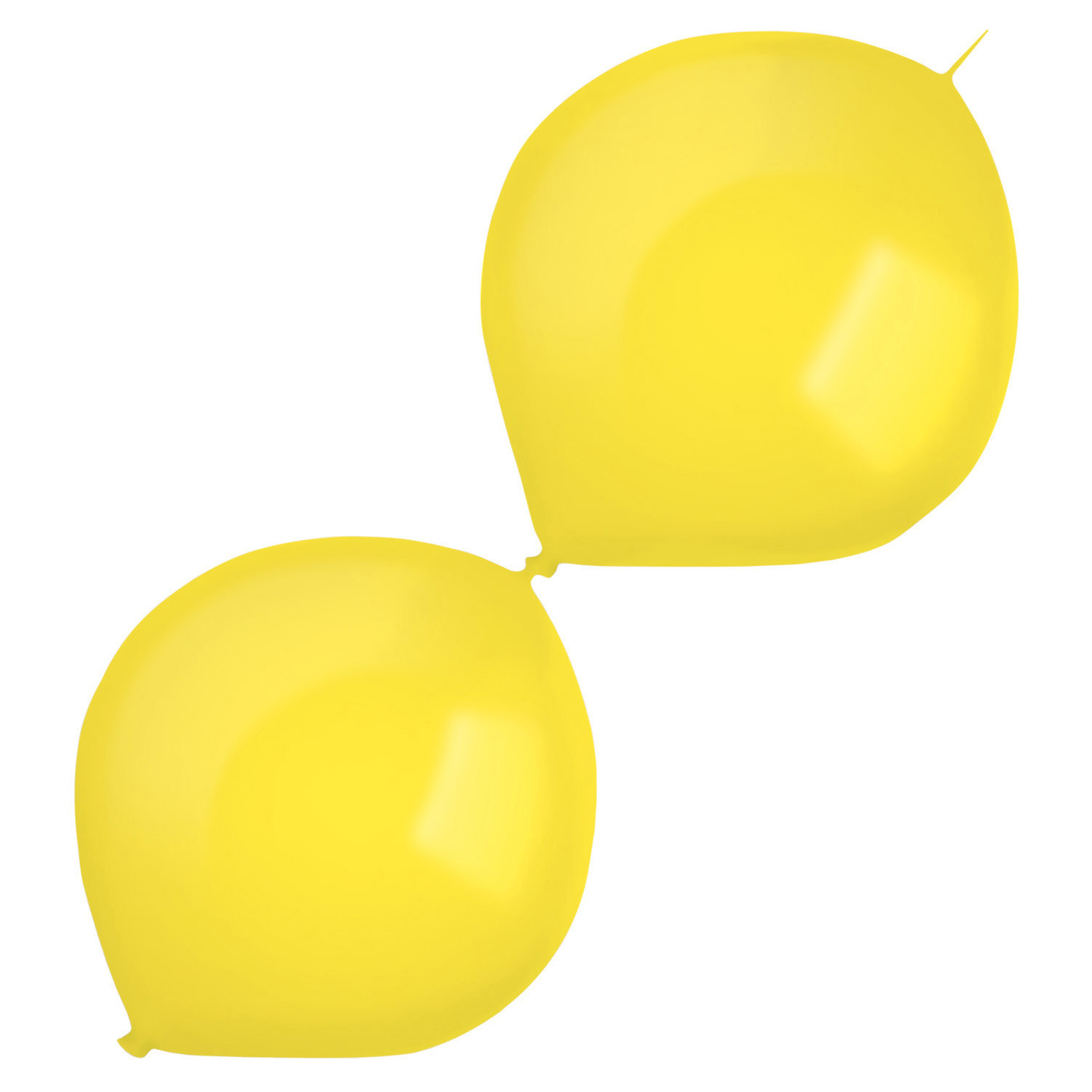 Balony lateksowe E-Link "Decorator" Standard Yellow Sunshine / 12"-30 cm