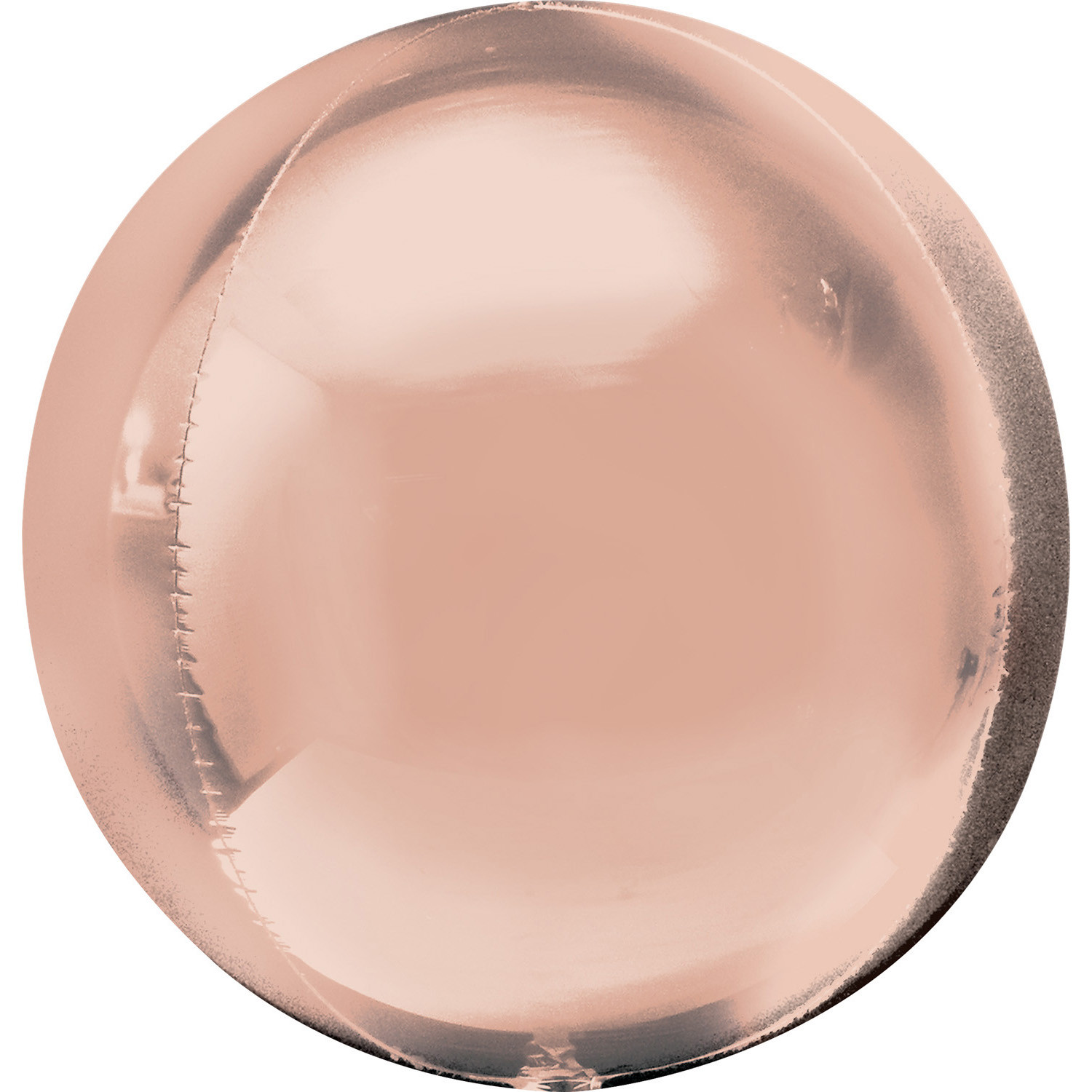 Balon foliowy Jumbo Orbz - Kula Rose Gold (niezapakowany) / 53x53 cm