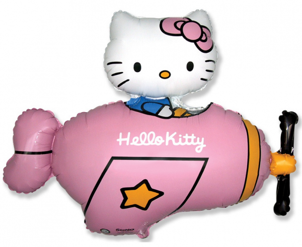 Balon foliowy FX 24" "Hello Kitty" w samolocie
