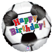 Balon piłka nożna "Happy Birthday"