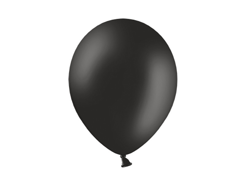 Balony lateksowe Belbal 14", Pastel Black / 100 szt