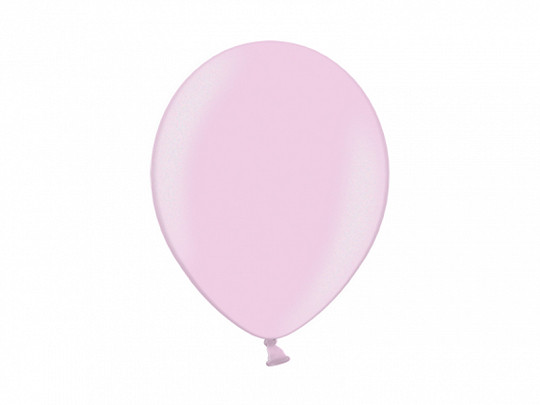 Balony lateksowe Belbal 10" Metallic Pink / 100 szt