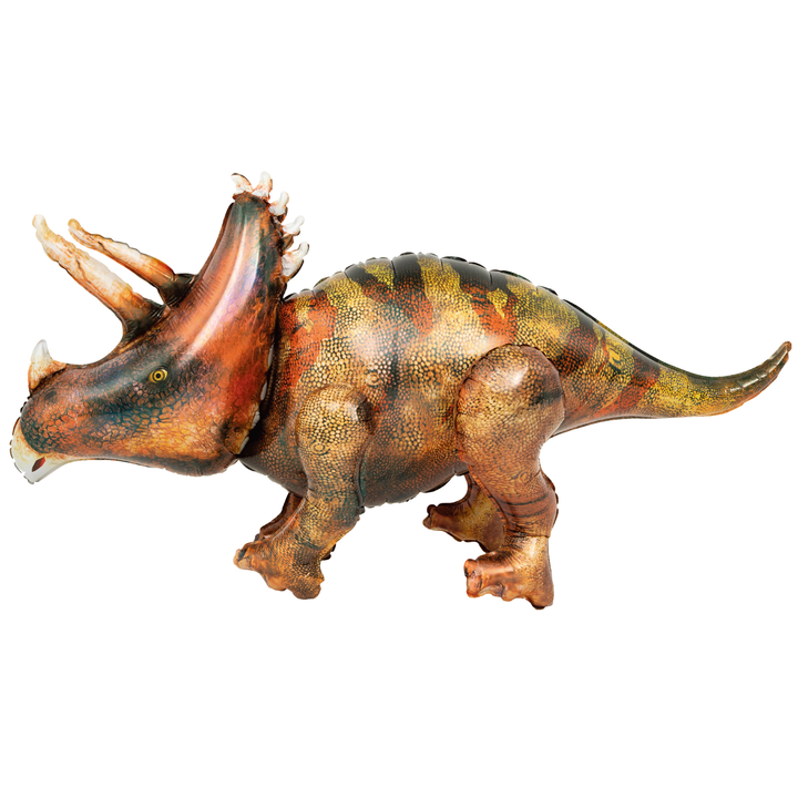 Balon foliowy dinozaur 3D - Triceratops / stojący