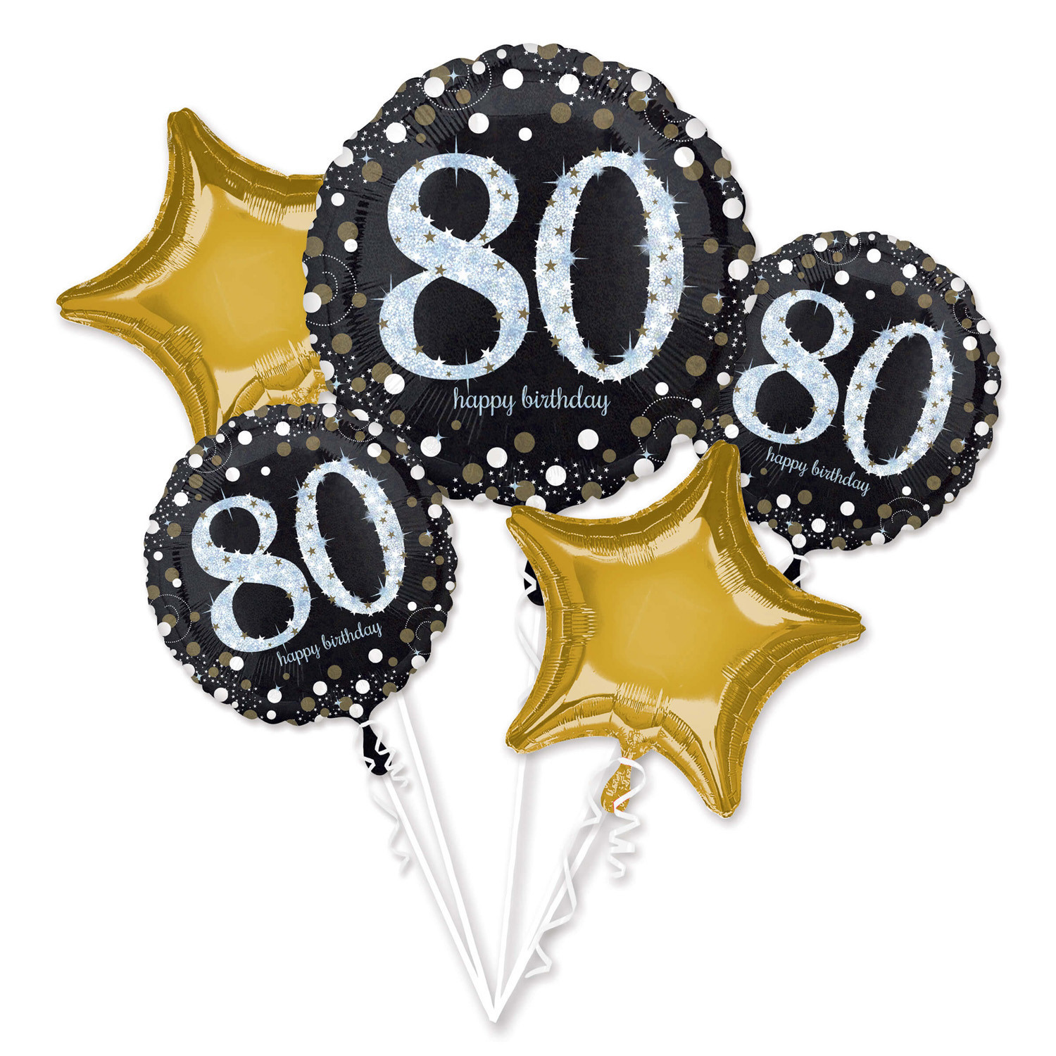 Zestaw balonów na 80 urodziny / 3787901