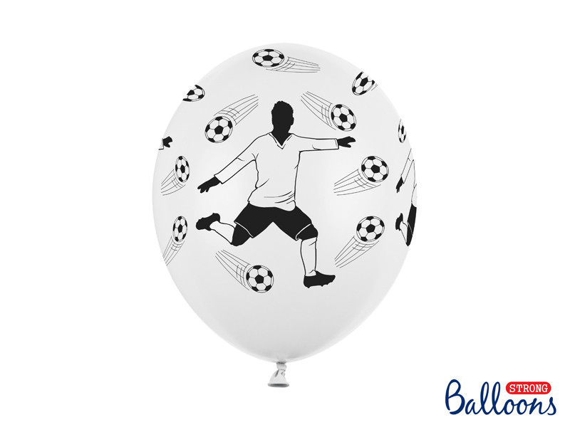 Balony lateksowe "Piłkarz i piłka nożna"