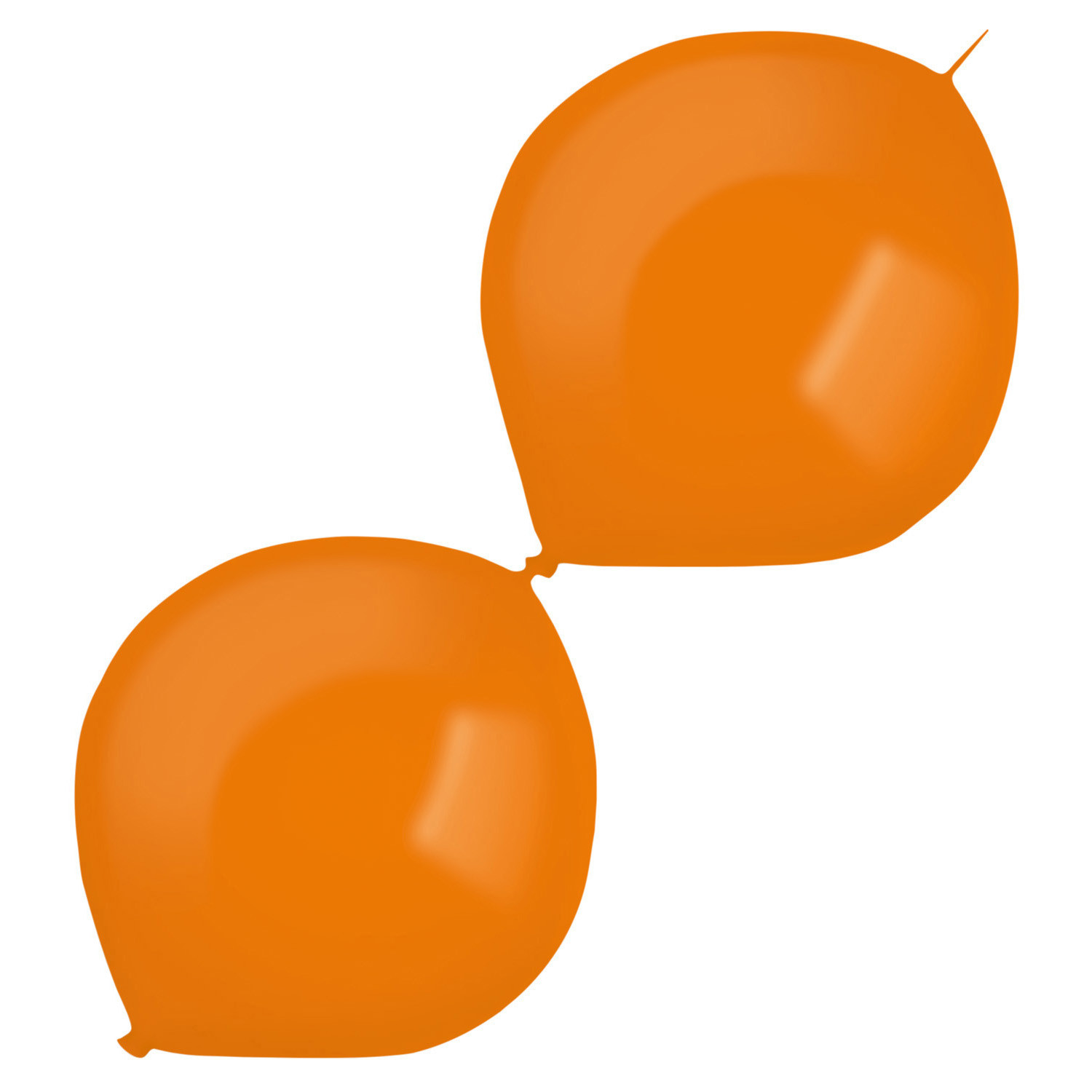 Balony lateksowe E-Link "Decorator" Standard Tangerine / 12"-30 cm