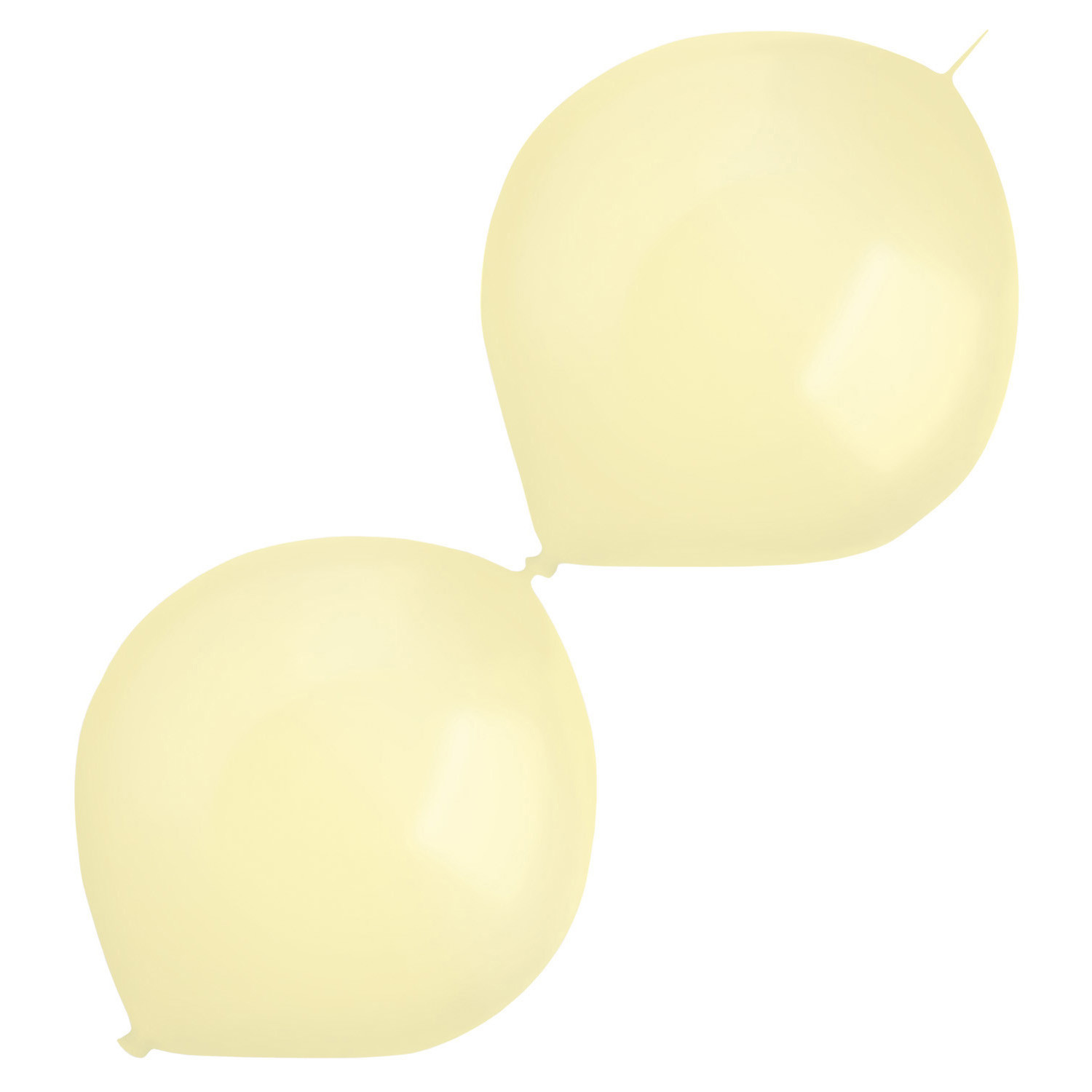 Balony lateksowe E-Link "Decorator" Pearl Light Yellow / 12"-30 cm