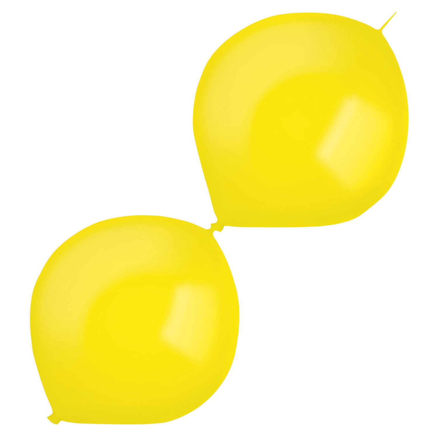Balony lateksowe E-Link "Decorator" Crystal Yellow Sunshine / 12"-30 cm