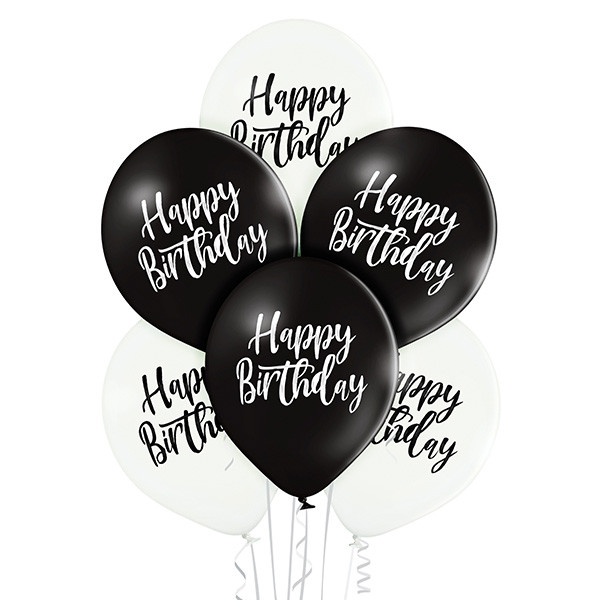 Balony mix Happy Birthday