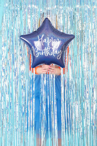 Balon foliowy 40 cm "Happy Birthday" / FB93-074