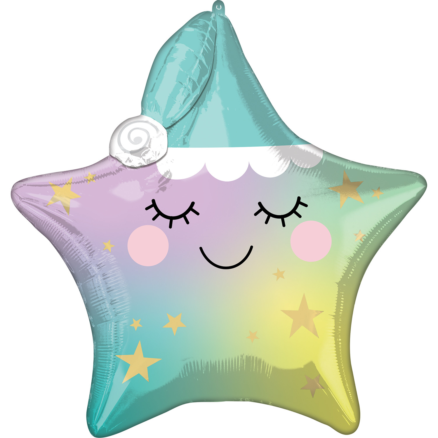 Balon foliowy Sleepy Little Star / 60x93 cm
