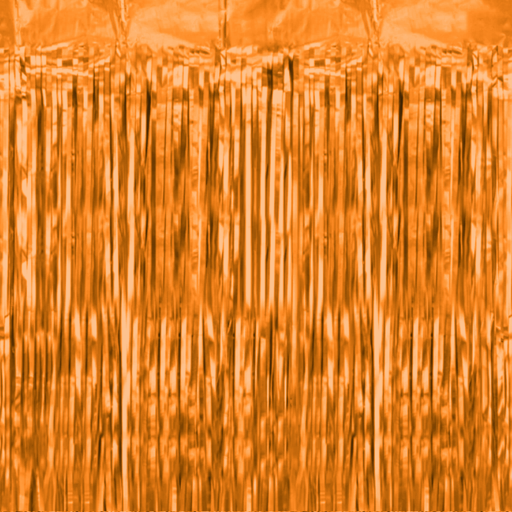 Kurtyna imprezowa pomarańczowa / 100x200 cm