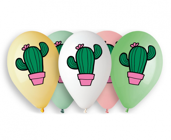 Balony lateksowe 13" Kaktusy"