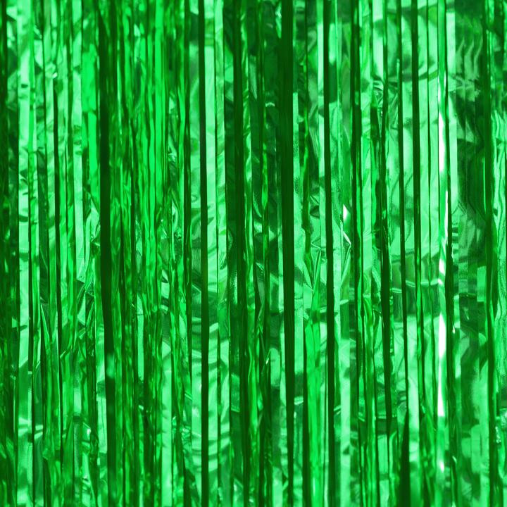 Kurtyna imprezowa zielona / 100x250 cm