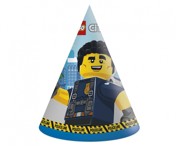 Czapeczki Lego City