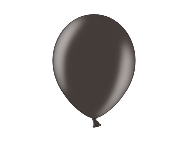 Balony lateksowe Belbal 14", Metallic Black / 100 szt